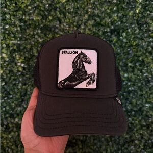 Goorin Bros Black Stallion Patch Trucker Hat